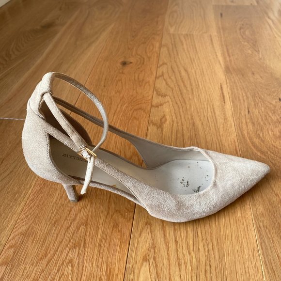 Alexander Wang 38 1/2 Strappy Suede Heels - Picture 6 of 6